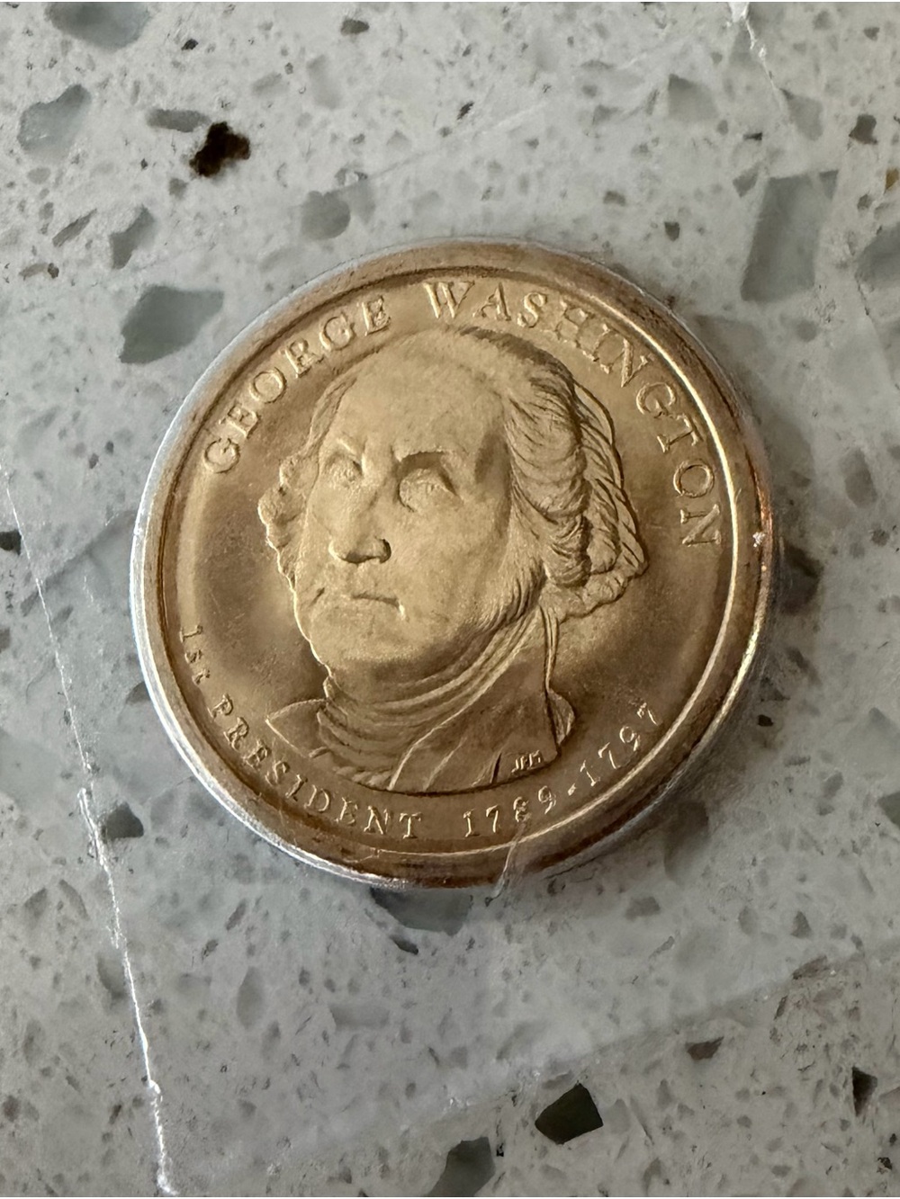 2007 George Washington Presidential $1 Coin Statue of Liberty - uncirculated